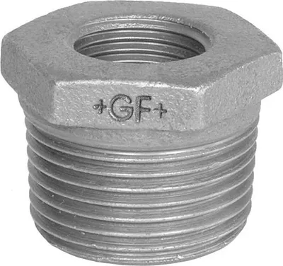 Image de Mamelon Réduit Galvanisé Raccord Réduction Mâle-femelle - Sferaco