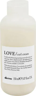 Produktbild von Davines LOVE Lightweight curl enhancing cream 150ml, Haarcreme, Frauen, Lockiges Haar, Alle Farben, 150 ml, Glanz, Weichmachend