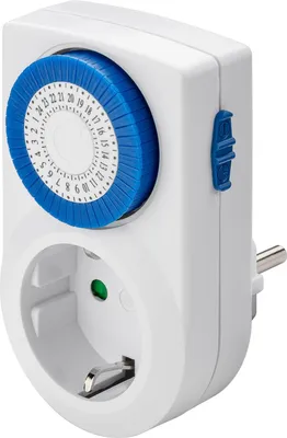 Produktbild von Goobay Analoge Zeitschaltuhr, bis zu 48 Timerzeiten, Schalter für Dauerbetrieb