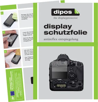Produktbild von 2x Schutzfolie für Canon Eos 1D matt Displayschutzfolie Folie Display Schutz dipos