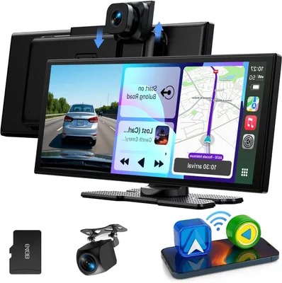 Productafbeelding van Draadloos CarPlay Display - Android Auto Scherm - Autoradio Touchscreen - Auto Multimediasysteem