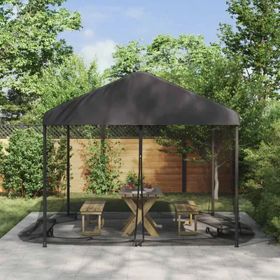 Produktbild von Moskito-Netz für Pavillon 220 Mesh Schwarz 3,6 x 3,6 x 2 m - Moskitonetze c2859
