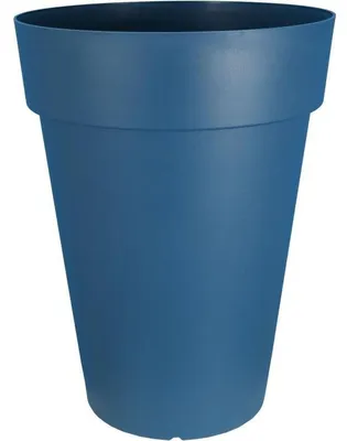 Image de Pot de fleurs Soleilia Haut 66 - D49cm - H65cm - 71L - Bleu - Fabrication Française