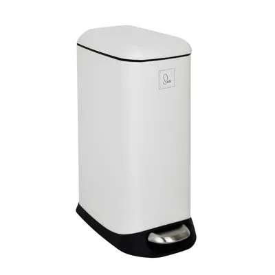 Image de SVITA TS12 Poubelle à pédale Poubelle 12l incl. seau intérieur Pédale blanche