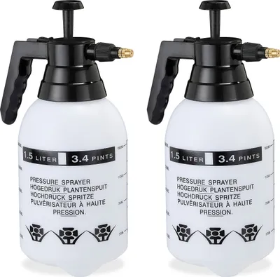 Produktbild von relaxdays 2 x Pumpsprühflasche 1,5 Liter