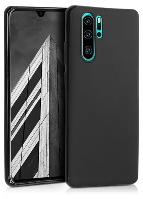 Produktbild von kwmobile Handyhülle für Huawei P30 Pro Hülle - TPU Case - Kabelloses Laden - Schutzhülle Cover in Schwarz matt