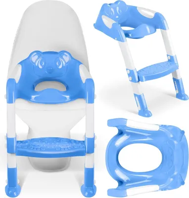 Zdjęcie produktu dla Deska sedesowa z drabinką i motywem koali Ricokids 729100 niebieska