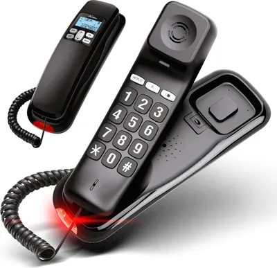 Zdjęcie produktu dla Olympia telefon z dużymi przyciskami dla seniorów Bardzo duże przyciski wybierania LCD Możliwość montażu na ścianie