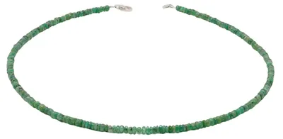 Kette-Edelstein-Smaragd-grün
