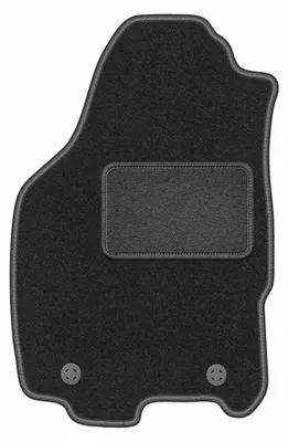 Produktbild von Fahrermatte Velours für Lancia Ypsilon II 2003-2011 (Schrägheck) – 1-tlg, Graphit, passgenau – Wielganizator LUX