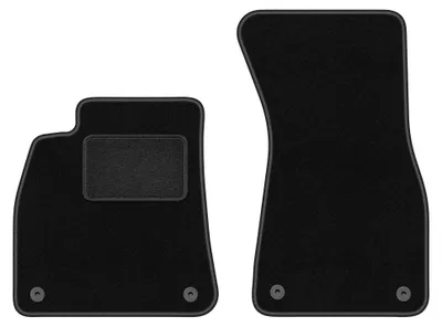 Immagine prodotto di Tappetini anteriori in moquette per Audi A6 C8 2018- (station wagon/berlina) – 2 pezzi, neri, su misura – Wielganizator LUX