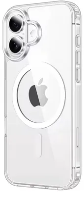Image de Coque transparente MagSafe compatible avec l'iPhone 16 Plus – Compatible MagSafe – Transparente – En plastique – Étui de téléphone – CHPN