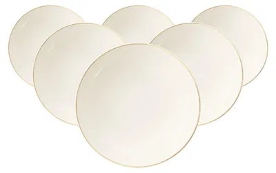 Produktbild von Seltmann Weiden Savona Suppenteller ø 21,5 cm Goldlinie 6er Set