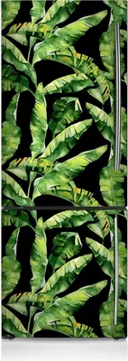 Produktbild von Magnete Küche Kühlschrank Kühlschrankmagnete 60x190 cm - Tropisches Blatt