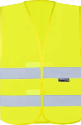Image de Korntex KXBM | Gilet de sécurité pour hommes Professional / EN ISO20471 - Couleur : Signal Yellow - Taille : L