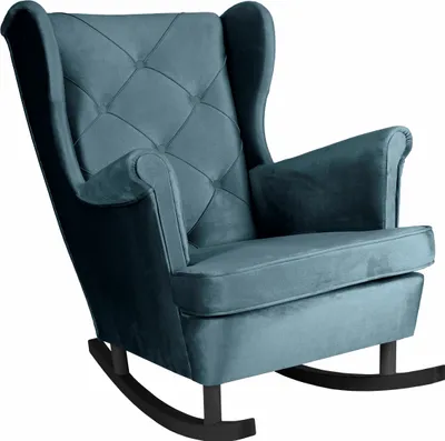 Produktbild von Křeslo Schaulk Křeslo do obývacího pokoje Velvet lounge chair Televizní křeslo Relaxační křeslo Křeslo do obývacího pokoje Křeslo ke kávě Křeslo, 102 x 81 x 95 cm, modrá barva