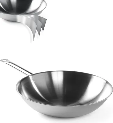 Obrázok produktu pre 3-vrstvová panvica WOK - bez pokrievky - Hendi 839003