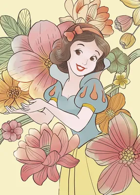 Produktbild von Disney Poster Schneewittchen Multicolor - 610136 - 50 x 70 cm