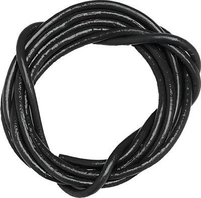 Obrázok produktu pre Kožené remienky GLOREX čierne 2mm/1m