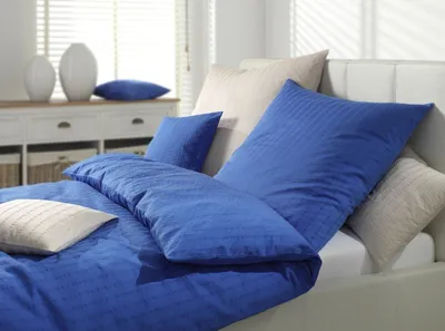 Produktbild von Elegante Seersucker Bettwäsche 7013 Chelsea 155x200cm + 40x80, Farbe sand