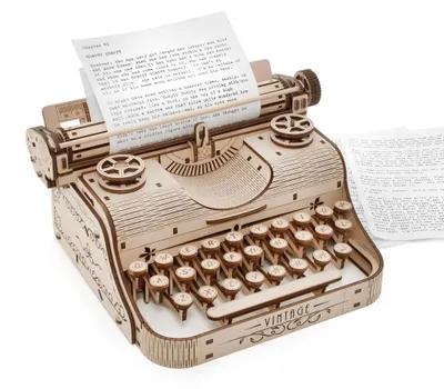 Zdjęcie produktu dla Mechaniczne 3D Puzzle vintage maszyny do pisania