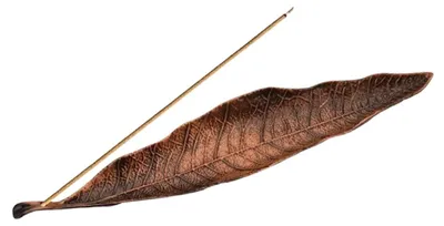 Räucherstäbchenhalter aus Messing, 21 × 4,5 × 1,4 cm