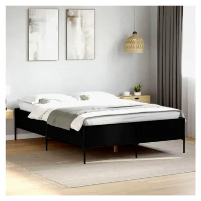 Produktbild von Bettgestell ohne Matratze schwarz 120x200 cm