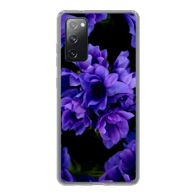Produktbild von MuchoWow® Handyhülle Schutzhülle Hülle für Samsung Galaxy S20 FE Muster - Blumen - Lila Silikon Softcase Handy Hülle - Abdeckung