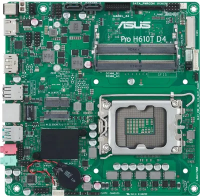 Produktbild von Asus 90Mb1Am0-M0Eayc Pro H610T D4-Csm//Lga1700,H610,Usb3.2,M.2, Sata,Mb
