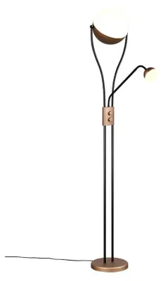 Image de LED, Lampadaire, métal, interrupteur séparé, intensité lumineuse variable, H 180 cm