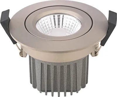 Produktbild von SIGOR Einbauleuchte Diled 10W 640lm 2700K dimmbar stahl 36° Warmweiss