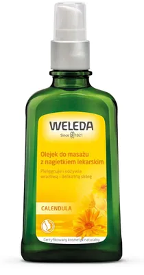 OLEJEK DO MASAŻU Z NAGIETKIEM LEKARSKIM ECO 100 ml - WELEDA