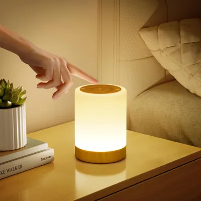 Immagine prodotto di Lampada da comodino touch con dimmer, luce notturna a LED per bambini e neonati