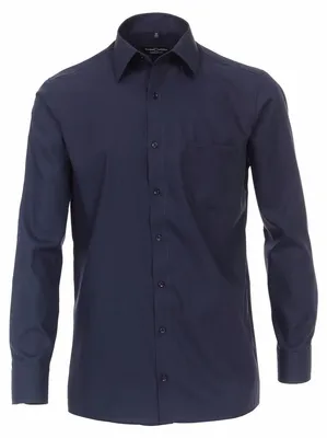 Produktbild von CASAMODA Herren Businesshemd Langarm Kent Comfort-Fit Marine 38