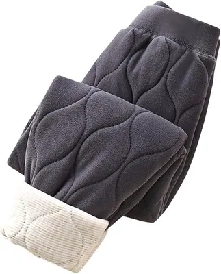 Produktbild von Kinder Thermoleggings Jungen Mädchen Gefütterte Winterhose Warm Weich Dicke Fleece Leggings Thermohose Freizeithose Herbst Winter