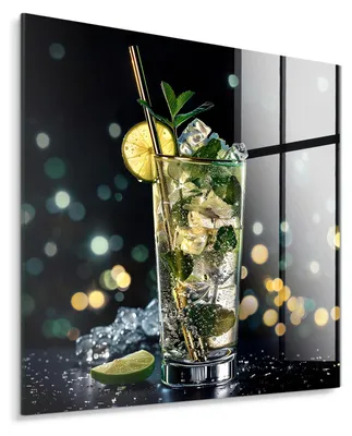 Produktbild von Glasbild GLASSPIK MOJITO 30 x 30 cm – Wandbild aus gehärtetem Glas