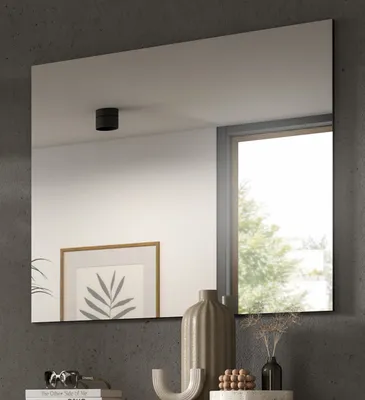 Produktbild von Garderobenspiegel "Cooper" in grau Wandspiegel 80 cm