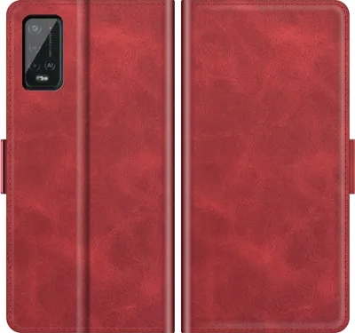 Produktbild von Mobigear Slim Magnet  Wiko Power U20 Hülle Klapphülle Geldbörse - Rot