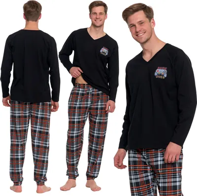 Produktbild von Herren Schlafanzug Zweiteilig Lange Ärmel Und Hose Bequem Stilvoll Moraj Xxl