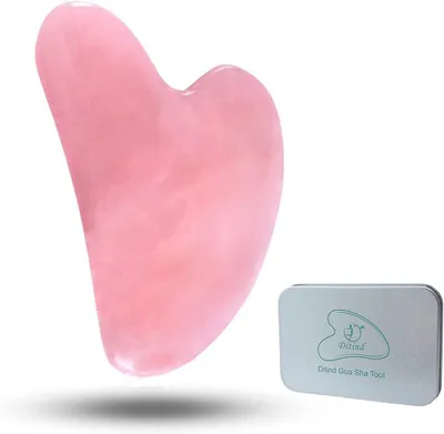 Produktbild von Gesichts-Gua-Sha-Werkzeug, natürliche Jade-Gua-Sha-Platte für Spa-Behandlungen, Akupunktur-Therapie und Triggerpunkt-Behandlung.