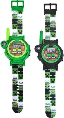 Zdjęcie produktu dla Minecraft Talkie-Walkie Zegarek, Zasięg 100m, Kompas, Od 6 Lat