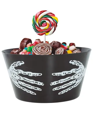 Produktbild von Halloween Partyschüssel mit Skelett Hand als Motiv 30 cm