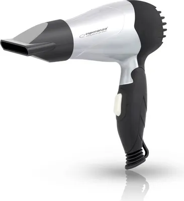 Produktbild von Esperanza EBH002S Haartrockner Silber/Schwarz 850 W