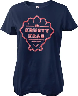 Produktbild von The Krusty Krab Since 1999 Girly Tee - Large  - Navy