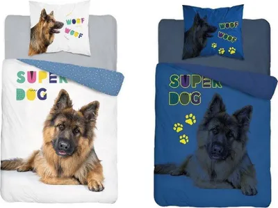 Produktbild von Im Dunkeln leuchtende Bettwäsche SHEPHERD 160x200