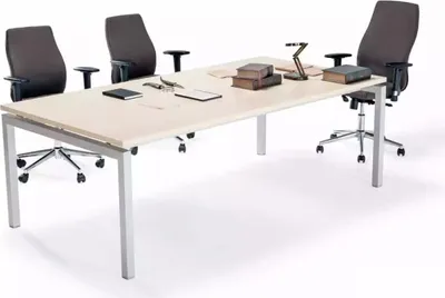 Immagine prodotto di Tavolo da conferenza bianco Mobili da ufficio Tavoli da riunione Mobili in legno