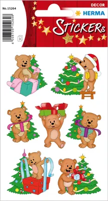 Immagine prodotto di Herma DECOR Adesivi Orsetti di Natale
