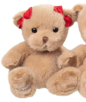 Produktbild von Bukowski Teddybär Stora X-Mas 15 cm braun/rot Plüschteddy
