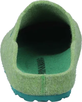 Produktbild von Dr. Brinkmann Damen Hausschuh Filz Pantoffel Wellenkante 320201, Größe:42 EU, Farbe:Grün
