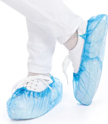 Image de Hygostar 28509H Überschuhe für Hygomat blau PE 110 Stk./Pack
